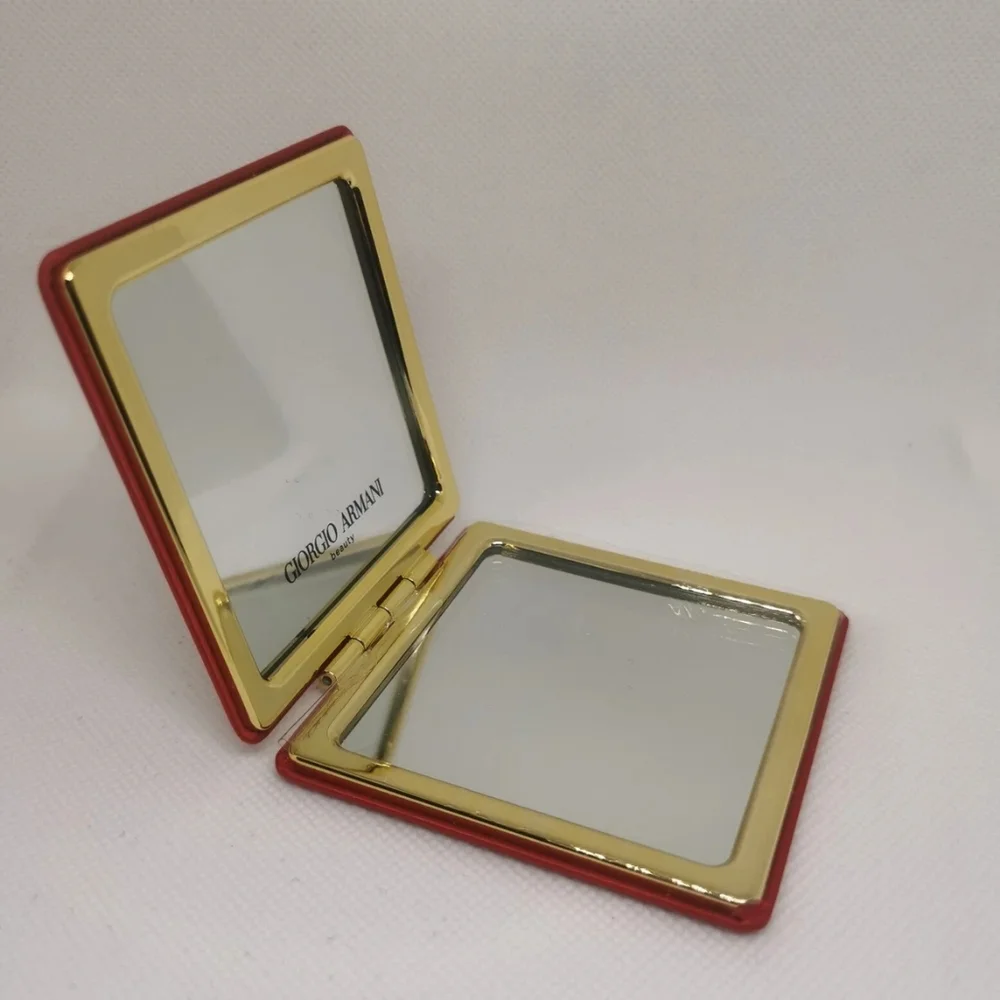 Giorgio Armani Makeup Beauty Compact Mirror Double Sided Magnifying GWP New NWOB